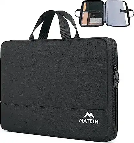 MATEIN Laptoptasche für 15,6 Zoll Notebooks, wasserdichte Laptop Hülle