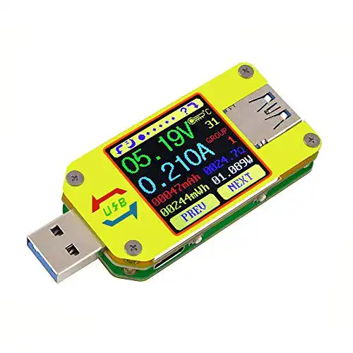 USB Multimeter Dollatek UM34C zur Messung von Spannung und Strom