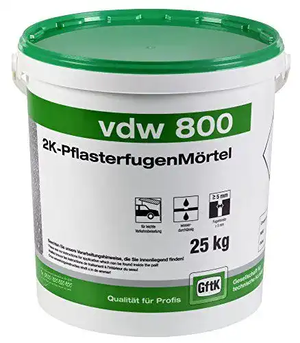 Pflasterfugenmörtel GftK vdw 800 25 kg in Steingrau