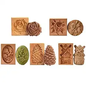 Spekulatiusformen Halimer – Lustige Keksformen aus Holz für Backen