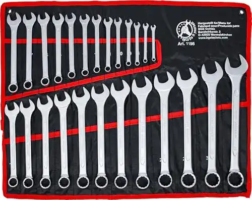 Maulschlüssel BGS Diy 1198 Maul-Ringschlüssel-Satz 25-tlg.