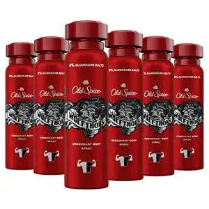 Old Spice Wolfthorn Deodorant Bodyspray 6er Pack (6 x 150 ml)