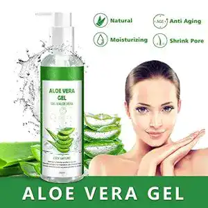 Aloe Vera Gel CUSMAY 100% pur für Gesicht, Haare und Körper