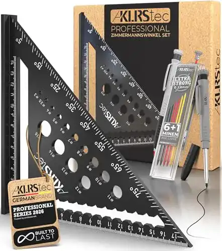 Schreinerwinkel KLRStec Professional Zimmermannswinkel Set