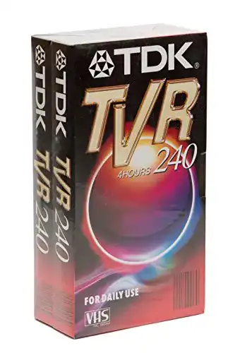 TDK TVR 240 VHS Leerkassetten 4h im Doppelpack