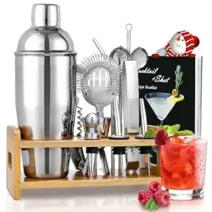 Cocktailmixer Godmorn Cocktail Set aus Edelstahl, 15-teilig