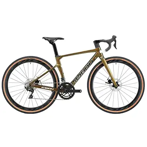 Kabon Carbon Gravel Rennrad mit T800 Carbon Rahmen und 18 Gängen