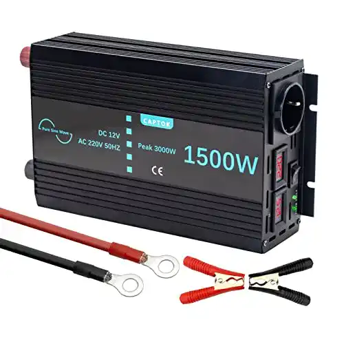 Sinus-Wechselrichter CAPTOK Spannungswandler 1500W 3000W im Vergleich