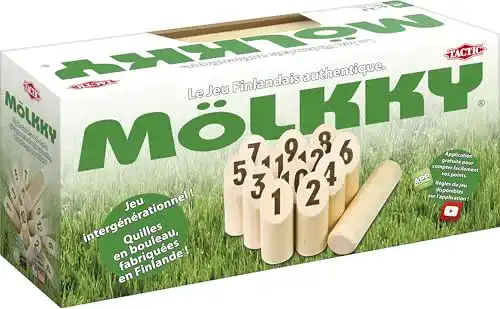 Mölkky Tactic 53857 Holzspiel für Familien