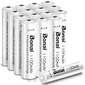 BONAI AAA-Akku 1100mAh 16 Stück Wiederaufladbare Batterien