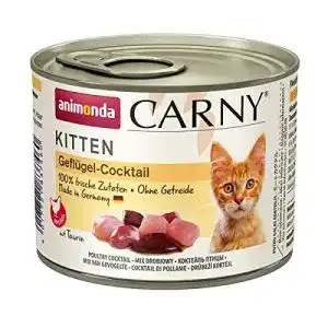 Animonda Carny Kitten Geflügel-Cocktail 200g – Katzenfutter für Kitten