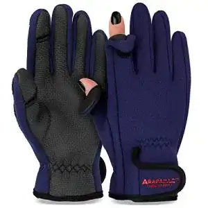 Angelhandschuhe Thermo für Angler Neoprenhandschuhe mit Fingerfreiheit