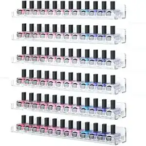 Nagellack Regal von DAWOO aus transparentem Acryl für vielseitige Nutzung