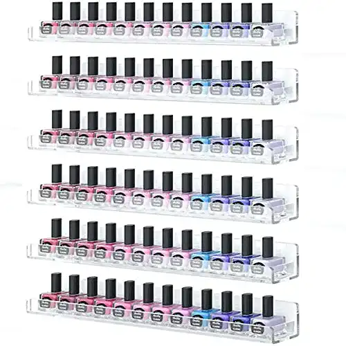 Nagellack Regal von DAWOO aus transparentem Acryl für vielseitige Nutzung