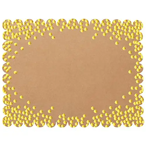 Tischsets Belle Vous 50 Stück – Einweg Tischset aus Papier, 35,5 x 25,3 cm