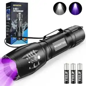 UV-Taschenlampe Mowetoo 2 in 1 für verschiedene Anwendungen