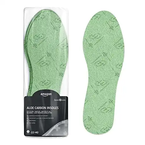 Einlegesohlen mit Aktivkohle für Schuhgrößen 22-46, 3 Paar