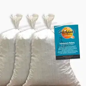 Leinsamen für Pferde von Biomond – Bio Leinsamen Pellets 2 x 10 kg