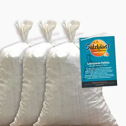 Leinsamen für Pferde von Biomond – Bio Leinsamen Pellets 2 x 10 kg