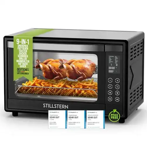 Mini-Backofen 45 Liter mit Umluft und 13 Programmen