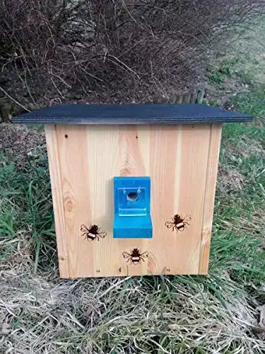 Hummelhaus Garten-Deko-Fuchs Hummelhotel mit Bio-Leinöl