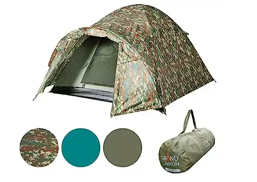 Grand Canyon Zelt Topeka 2 für Erwachsene Unisex Camping Zelt