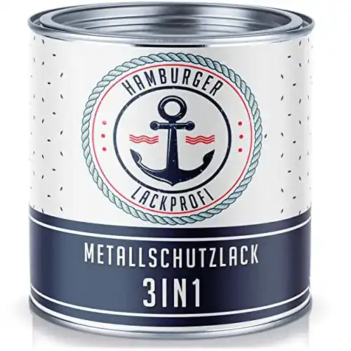 Metallschutzlack Hamburger Lack-Profi 3in1 Seidenmatt