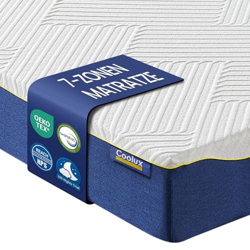Kaltschaummatratze Coolux Sleep 90×200 cm – Orthopädische Schaum Matratze