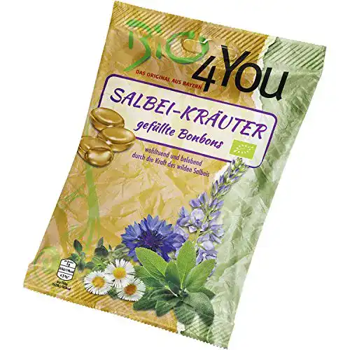 Bio4you Salbei-Kräuter-Bonbons – 75 g