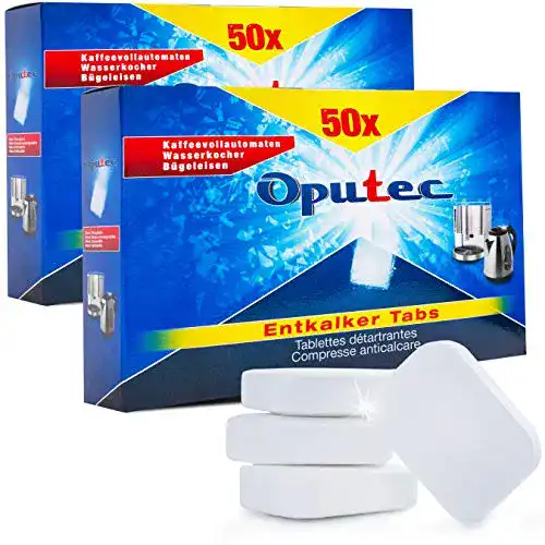 Entkalkungstabletten für Kaffeevollautomaten Oputec 100 Stück