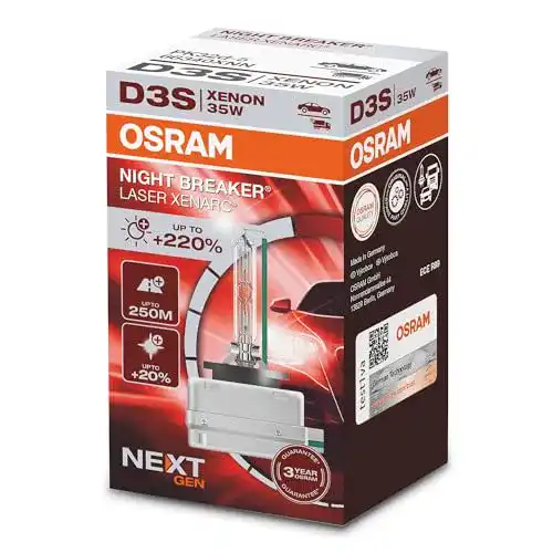 Osram Xenon Brenner XENARC Night Breaker Laser D3S