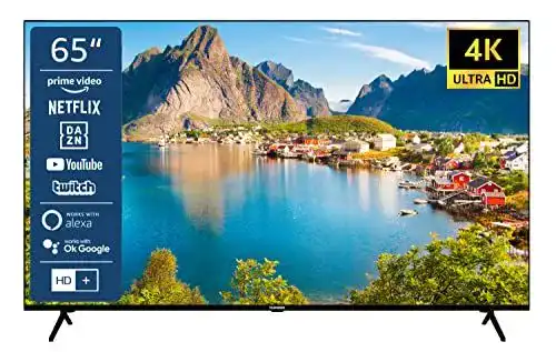 Telefunken XU65SN660S 65 Zoll Fernseher mit Frameless Design