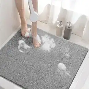 Rutschfeste Duschmatte HITSLAM 60×60 cm für Badewanne und Dusche