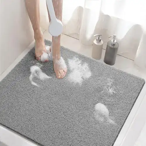 Rutschfeste Duschmatte HITSLAM 60×60 cm für Badewanne und Dusche