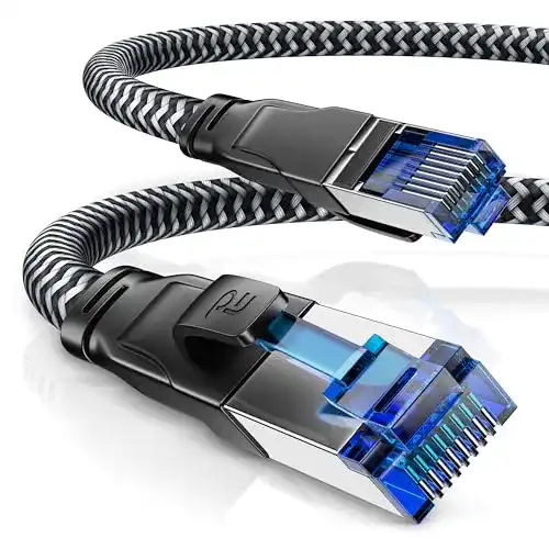 LAN-Kabel 20m CSL – Netzwerkkabel CAT 8 für hohe Übertragungsgeschwindigkeit