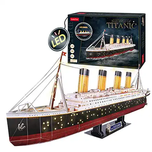 Titanic Modell 3D Puzzle für Kinder und Erwachsene – 266 Teile
