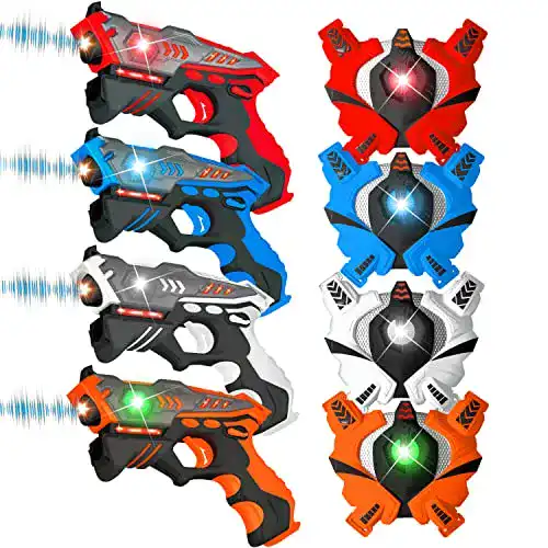 VATOS Infrarot Laser Tag Set für 4 Personen
