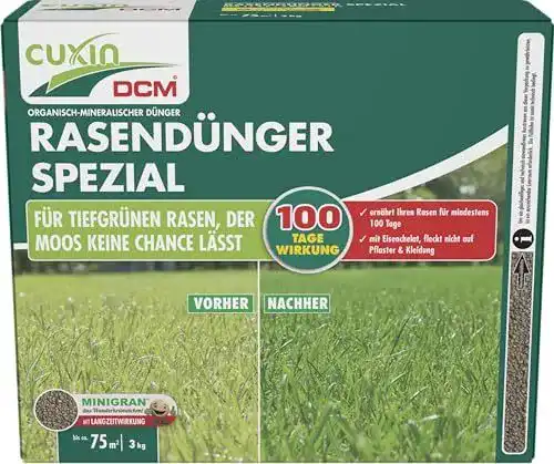 Cuxin DCM Rasendünger Spezial Langzeit – 3 kg für 75 qm