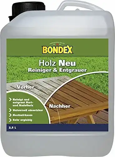 Bondex Holz-Entgrauer 329867 farblos 2,5 L für 17,5 m²