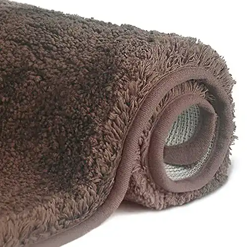 Badematte FCSDETAIL rutschfest, Hochflor Badteppich 60×90 cm