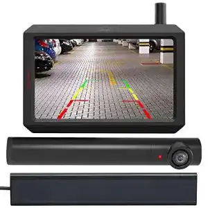 Solar-Rückfahrkamera Lescars mit Akku und Monitor