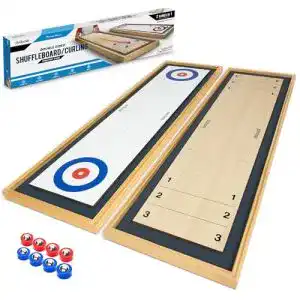 Shuffleboard Gosports Unisex Spielset SHFL-01 in Weiß