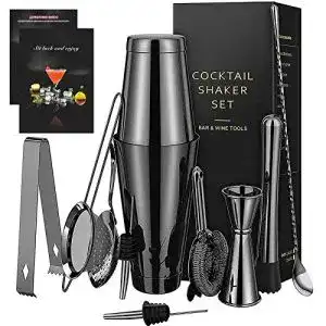 Barkeeper-Set Creyoo 11-teiliges Boston Shaker Set für Cocktails