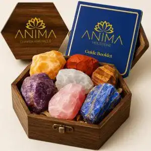 Energiesteine Anima Premium 7 Chakra Heilsteine Set