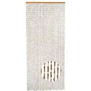 Perlenvorhang Kobolo Bamboo, 90x200cm, 45 Stränge, braun