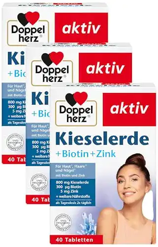 Kieselerde-Kapseln mit Biotin und Zink von Doppelherz