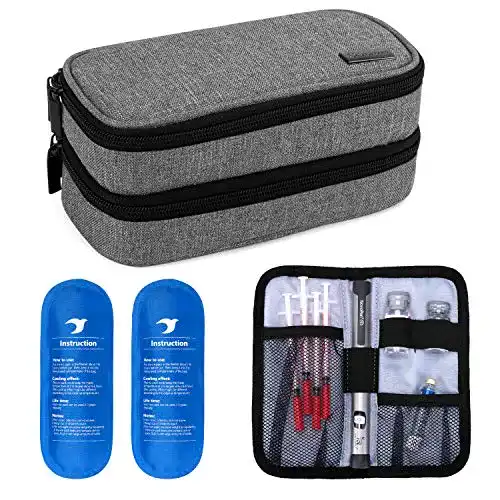 Diabetikertasche Yarwo für Insulin und Diabetes Zubehör