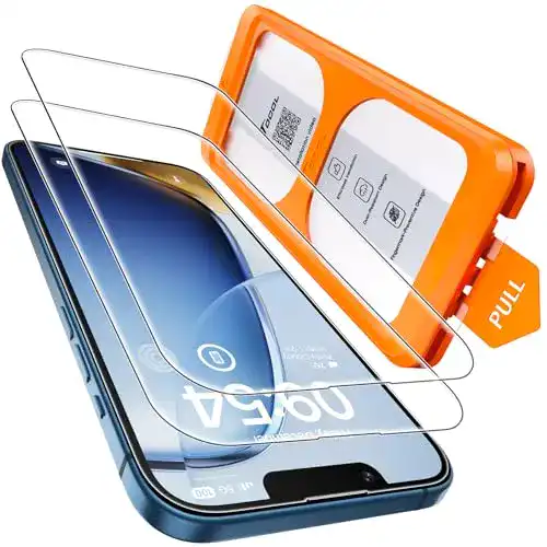 Panzerglas für iPhone 13 Mini von Tocol 2 Stück, 9H Schutzfolie