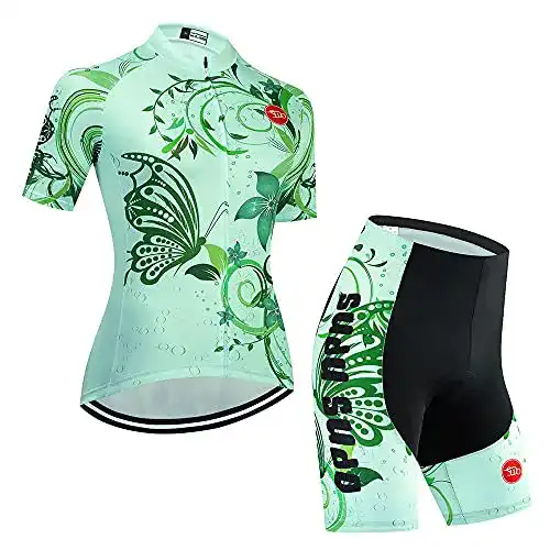 Fahrradbekleidung Damen Radtrikot Set von SUDUSUDO für den Sommer