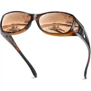 Duco Sonnenbrille für Herren und Damen – Polarisierte Unisex Überbrille